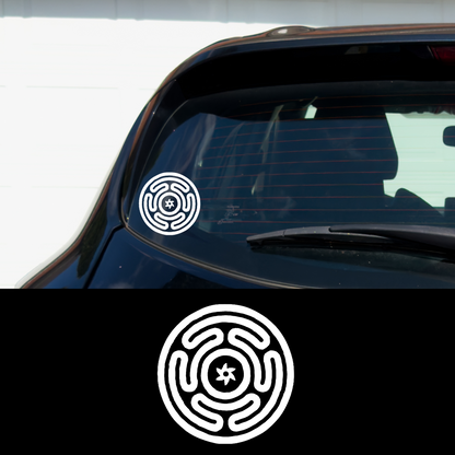 Hecate's Wheel 5" Vinyl Car Multipurpose Decal