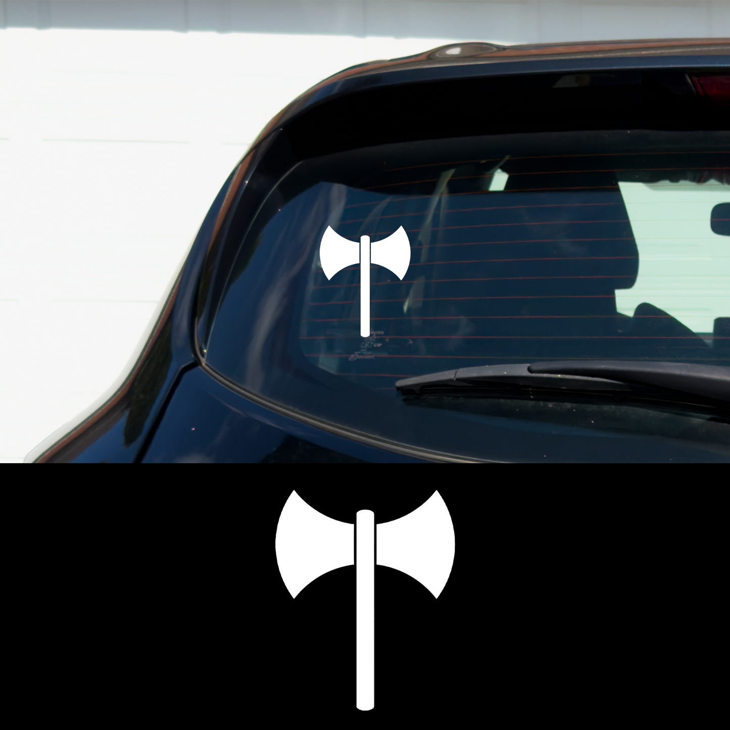 Labrys 5"x4"  Vinyl Car Multipurpose Decal