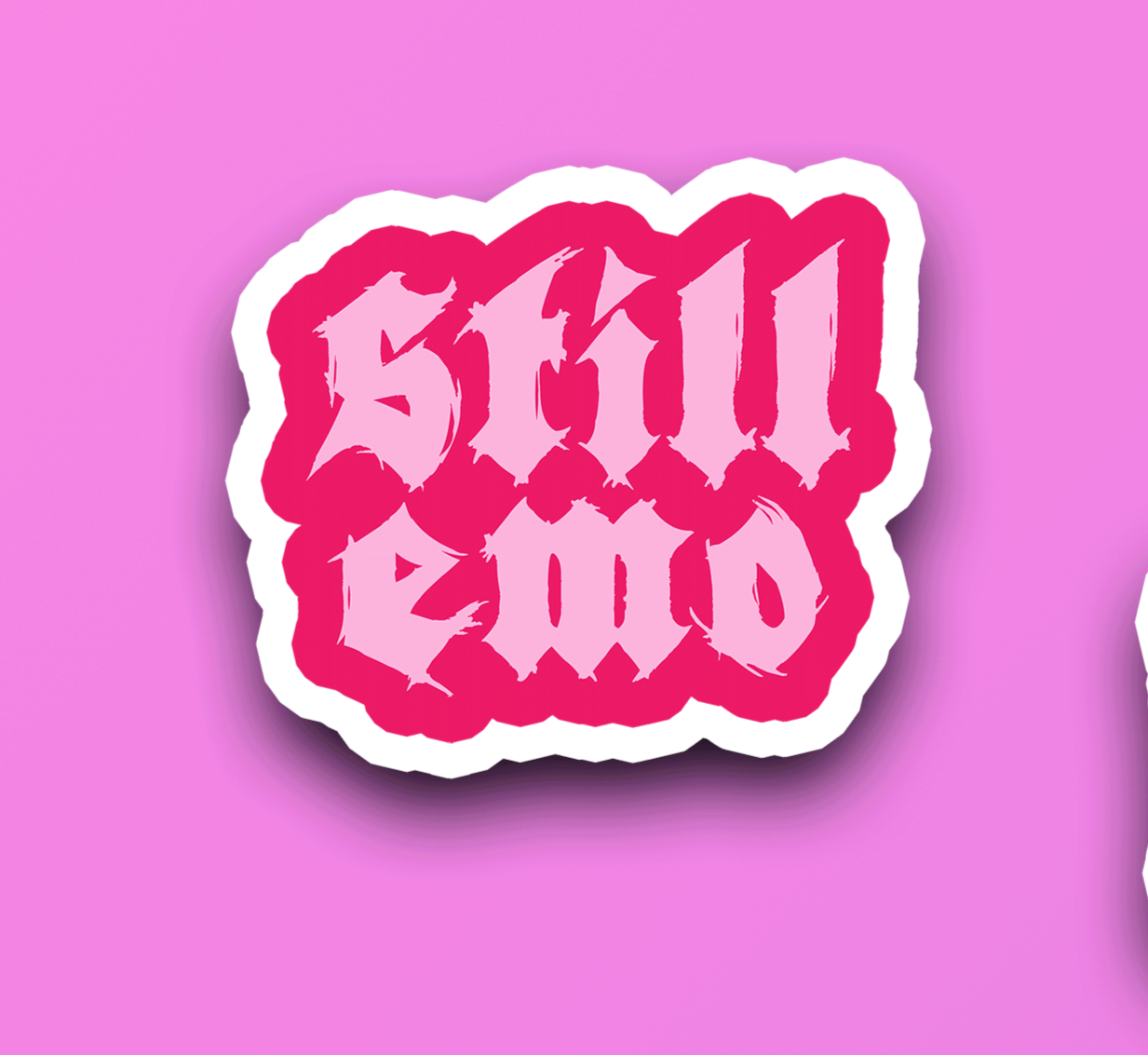 Emo Pop Punk Stickers Alternative Decals Coffin Psycho Rawr Still Emo Sticker Pack