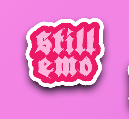 Emo Pop Punk Stickers Alternative Decals Coffin Psycho Rawr Still Emo Sticker Pack