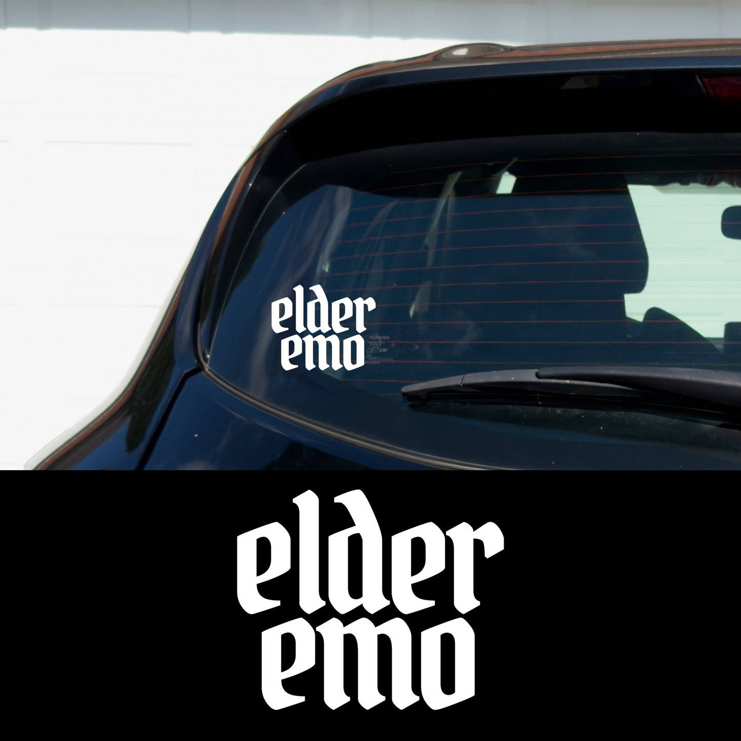 Elder Emo Metal Vinyl Car Multipurpose Decal