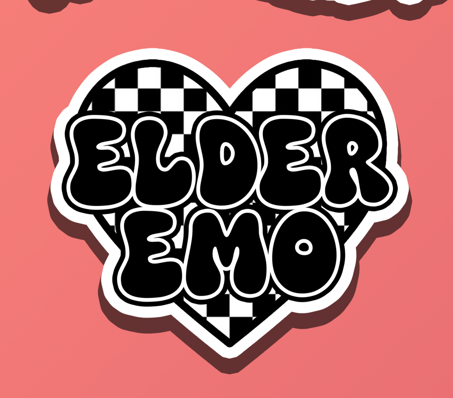 Emo Pop Punk Stickers Alternative Decals Elder Emo Emotionally Unstable Sticker Sad AIM Away Message Decal