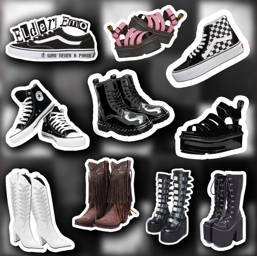 FESTIVAL FOOTWEAR (GLOSSY OR HOLOGRAPHIC)