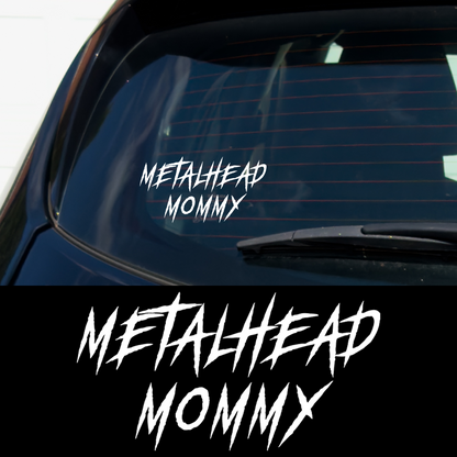 Metalhead Mommy 6"x3" Metal Vinyl Car Multipurpose Decal