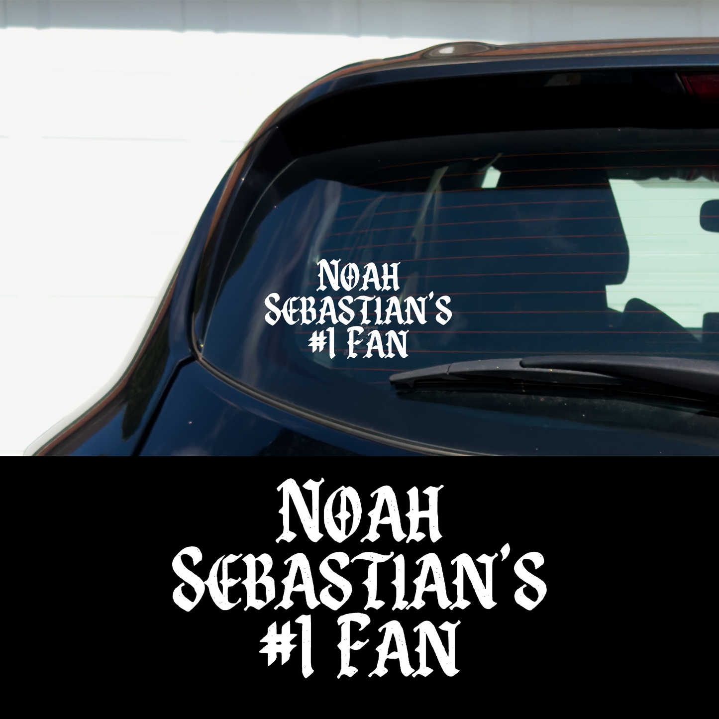 Lead Singer's #1 Fan Metal Vinyl Car Multipurpose Decal