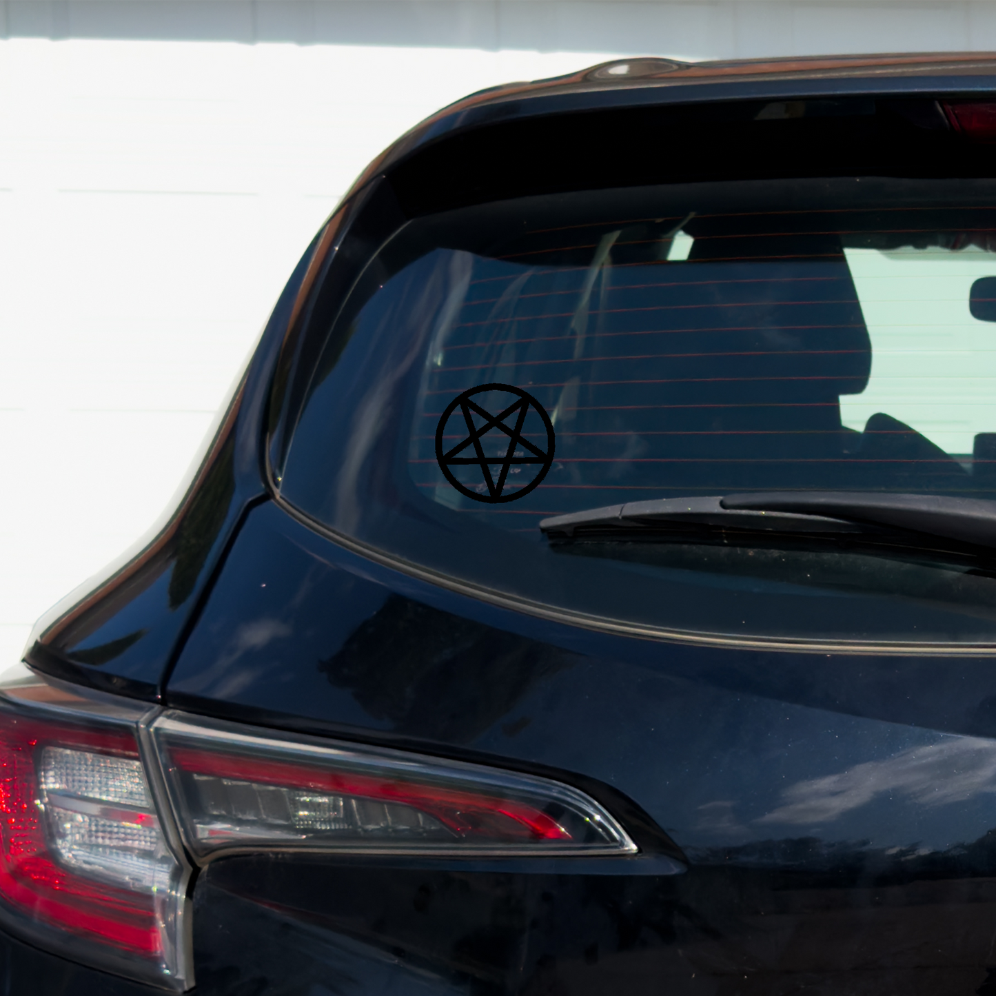 Pentagram Vinyl Car Multipurpose Decal 4"