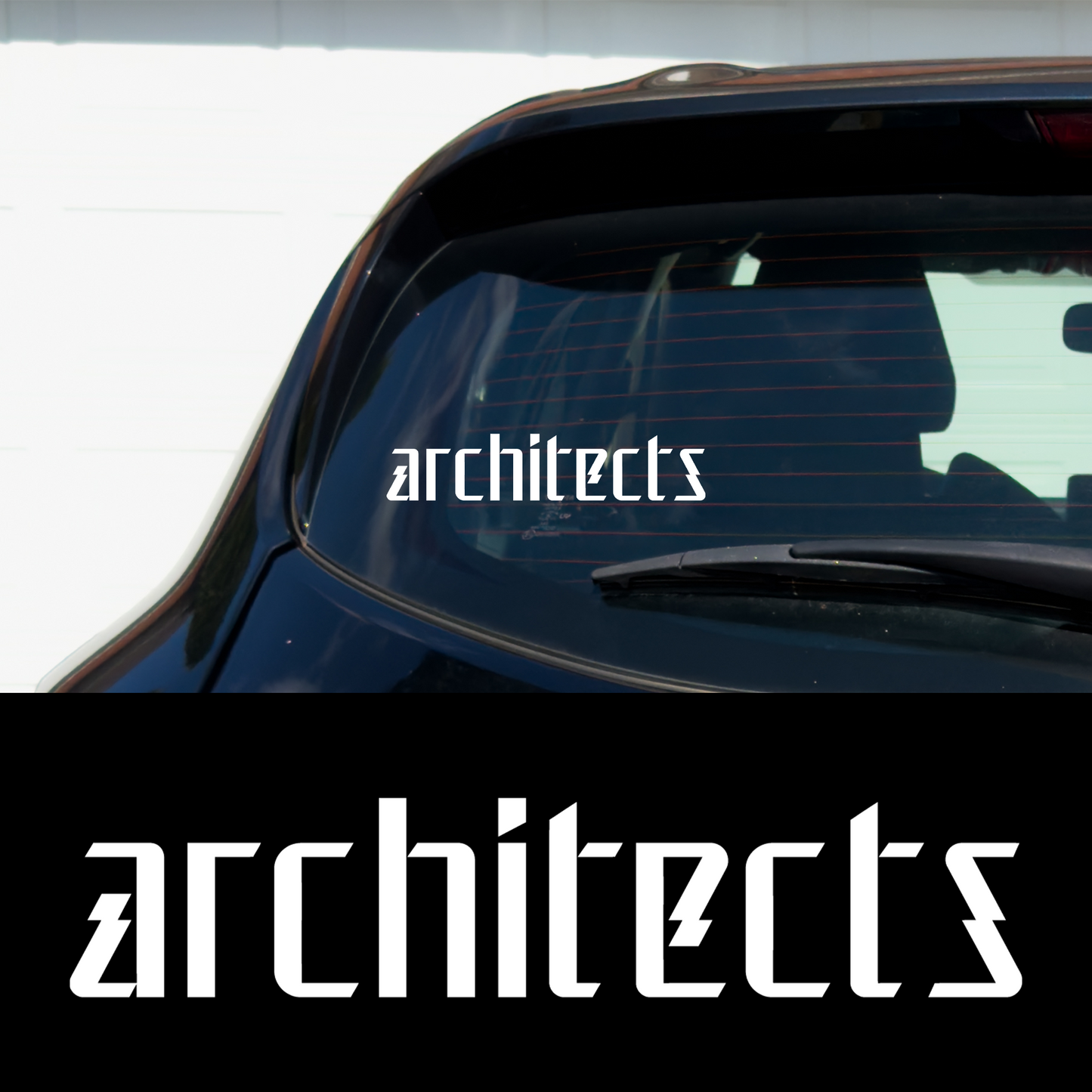 Architects 7"x 2" Vinyl Car Multipurpose Decal