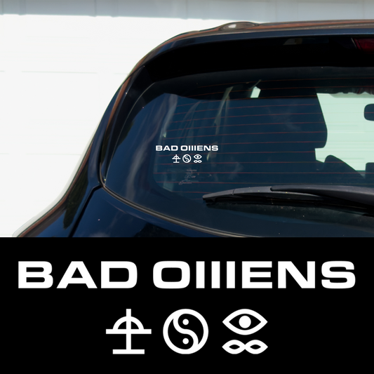 Bad Omens With Symbols Metal Vinyl Car Multipurpose Decal