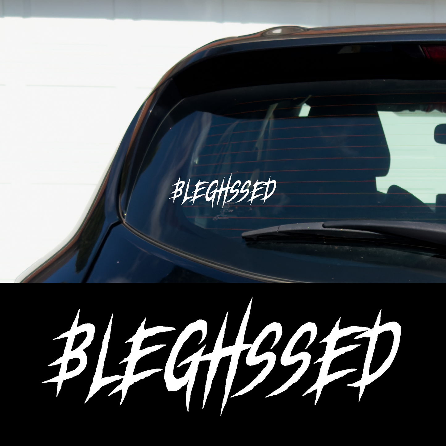 BLEGHSSED Metal Vinyl Car Multipurpose Decal