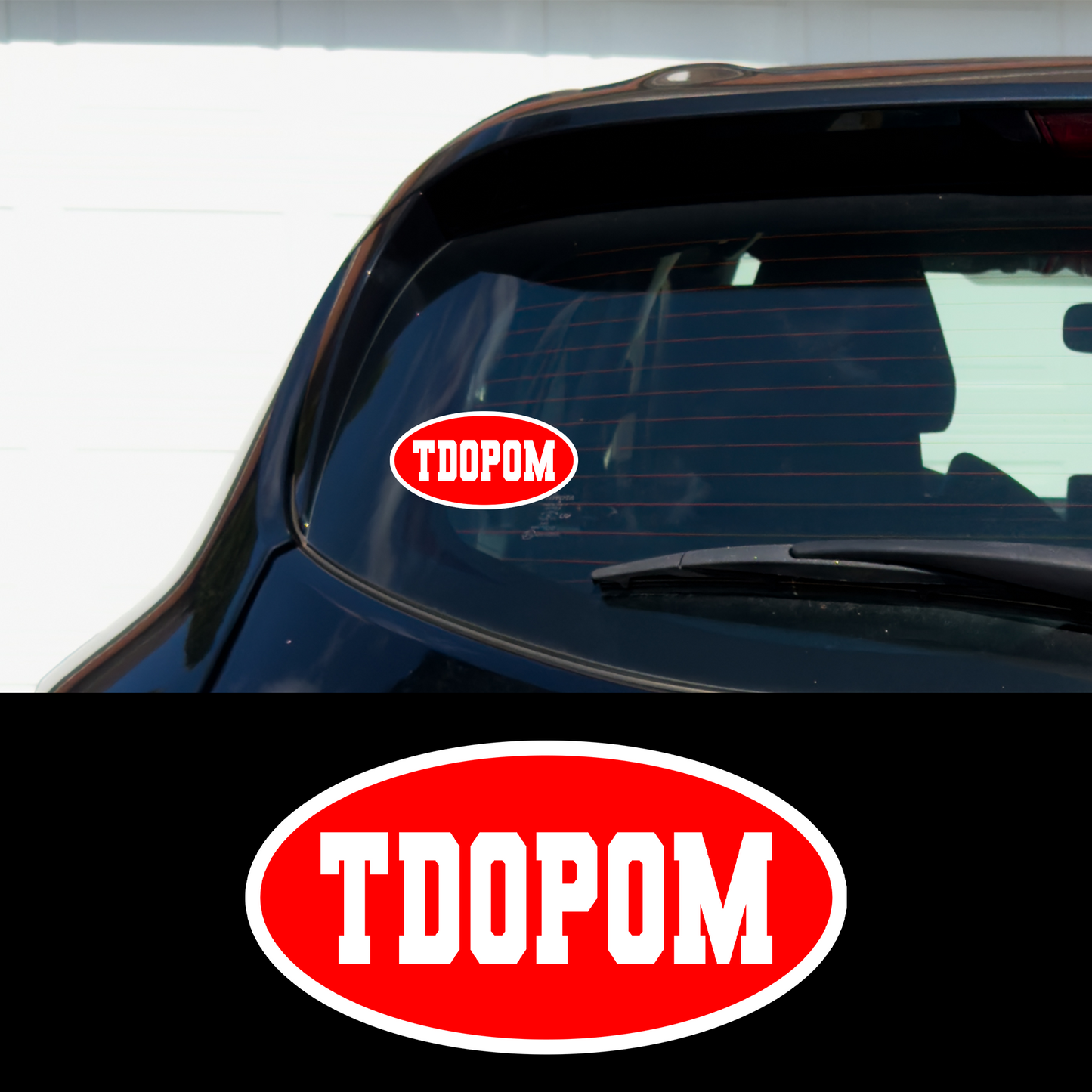 TDOPOM 6" Vinyl Car Multipurpose Decal