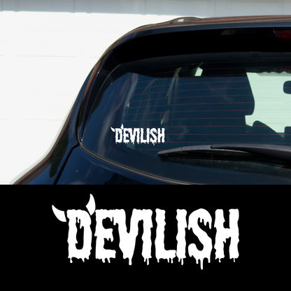 Devilish Vinyl Car Multipurpose Decal