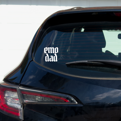 Emo Dad Metal Vinyl Car Multipurpose Decal