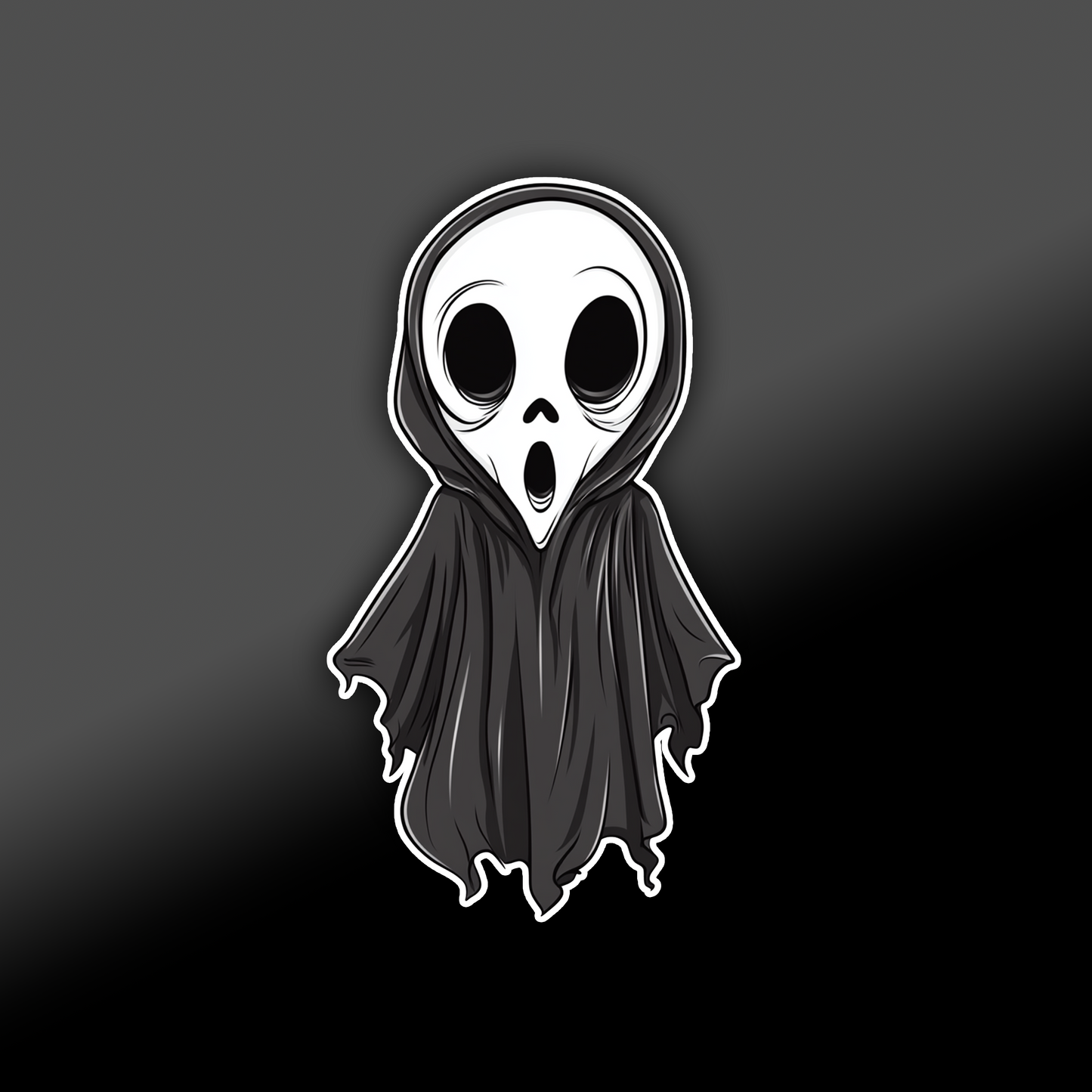 HORROR CHIBI STICKER (GLOSSY OR HOLOGRAPHIC)