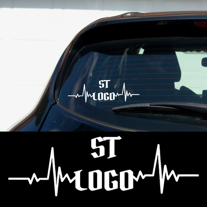 HEARTBEAT Vinyl Car Multipurpose Decal