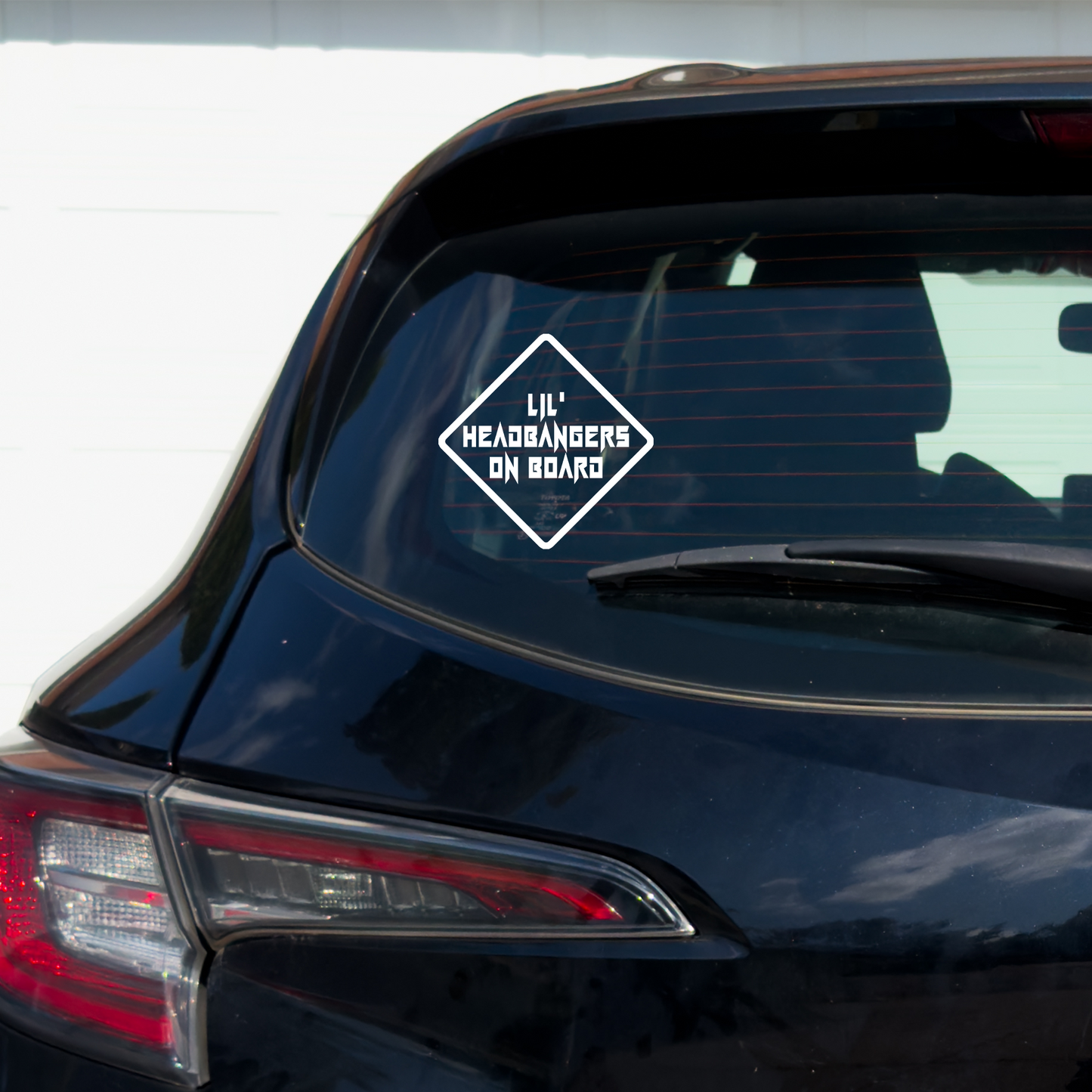 Lil' Headbanger{s} On Board Metal Vinyl Car Multipurpose Decal