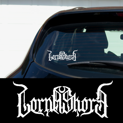 Lorna 7.5" x 3" Vinyl Car Multipurpose Decal