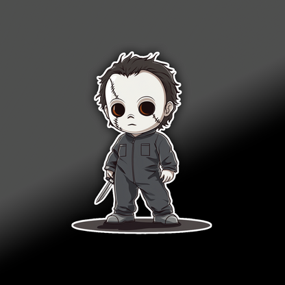 HORROR CHIBI STICKER (GLOSSY OR HOLOGRAPHIC)