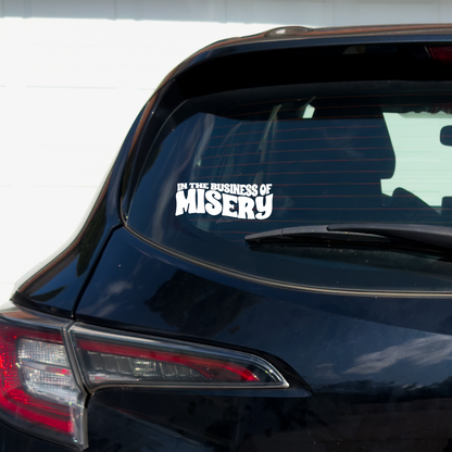 Misery Business Metal Vinyl Car Multipurpose Decal