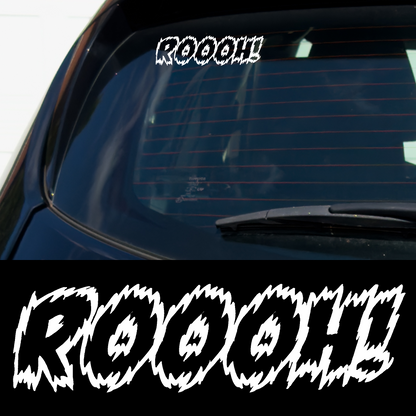 ROOOH! Metal Vinyl Car Multipurpose Decal