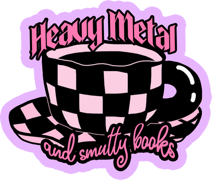 Metalhead Smut Books Girly Cute Metal Rocker Music Lover Vinyl Durable Stickers  Cowgirl Smutty Books Metalcore Ghost