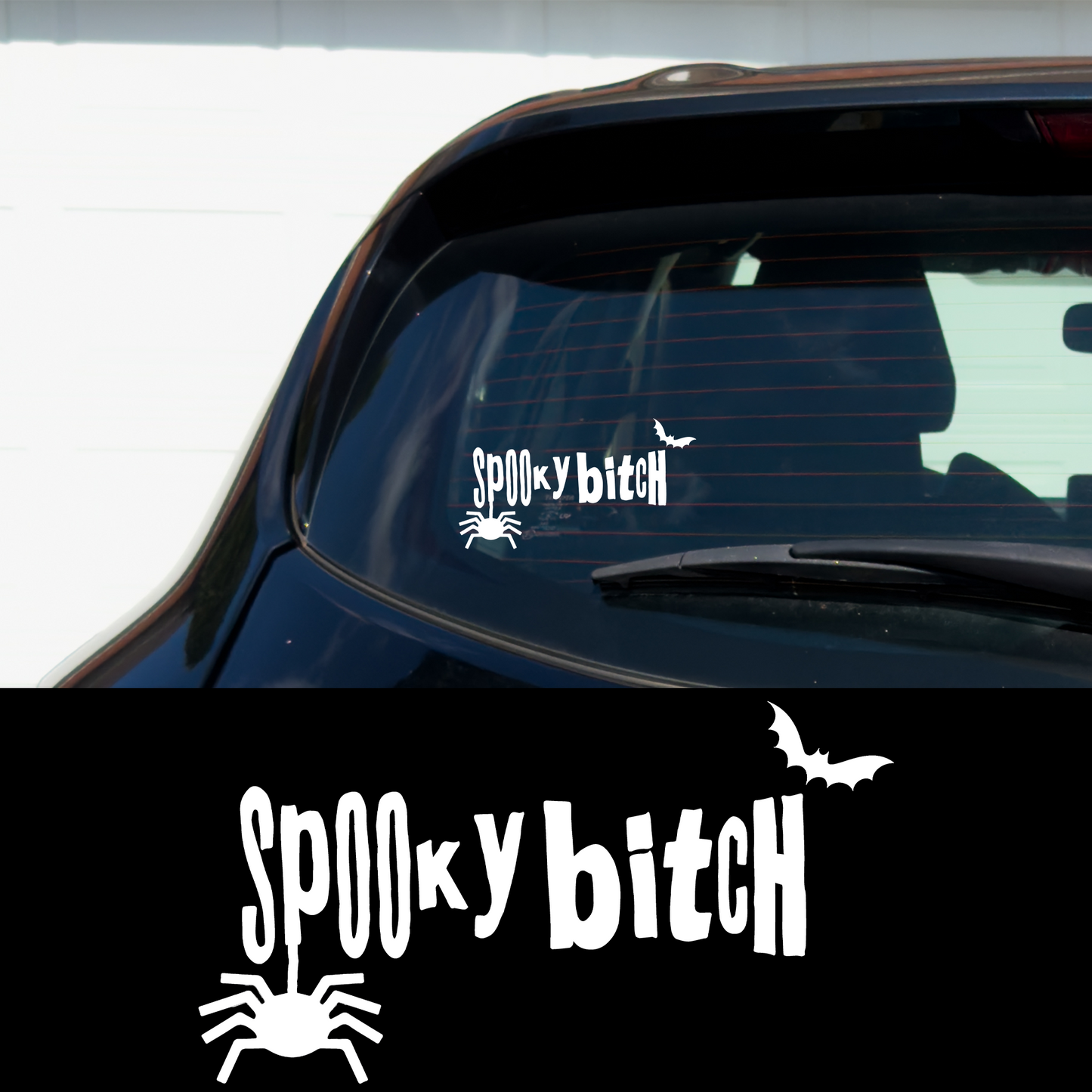 Spooky Bitch Vinyl Car Multipurpose Decal