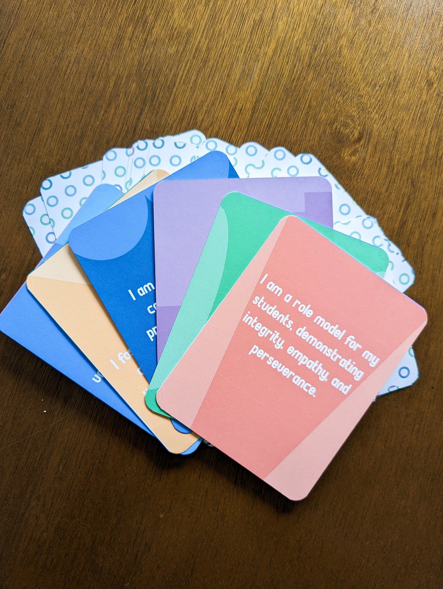 Teacher Daily Affirmation Card Deck Teacher Gift School Mindfulness Gifts Meditation Professor