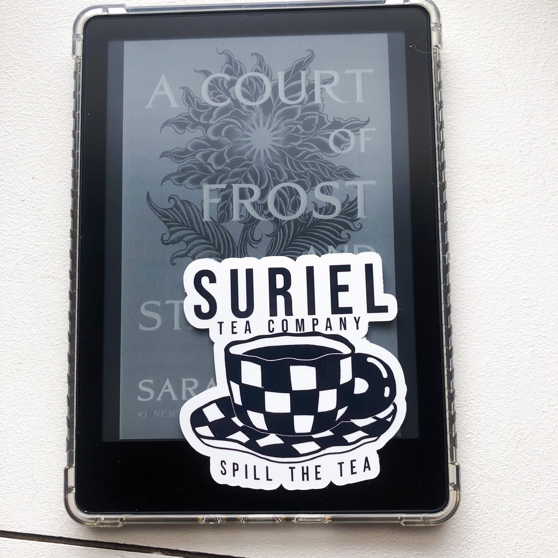 Suriel Tea ACOTAR Sticker Booktok Book Lovers Durable Vinyl Sticker Fe – Darkcore  Creations